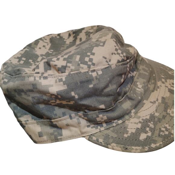 United States Digital ACU Camo Patrol Cap, Size 7-1/8, Ripstop, Propper Int, EUC - Picture 1 of 5